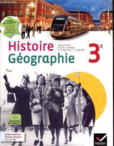 Histoire gographie 3e, avec cd-rom inclus