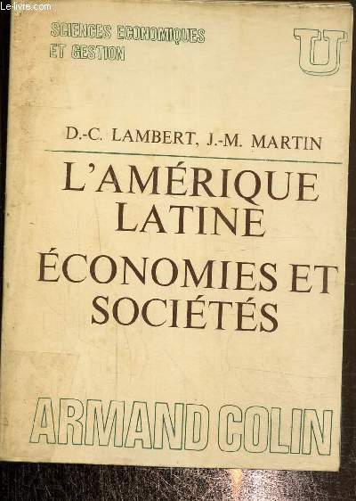 L'Amrique latine Economies et socits