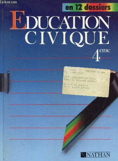 Education civique 4eme