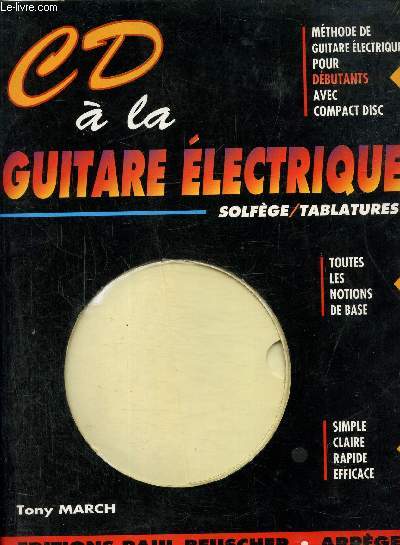 Cd  la guitare lectrique- Solfge / Tablatures