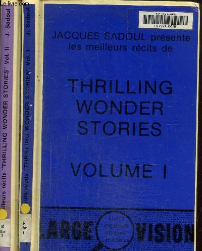 Thrilling wonder stories Volume I et II
