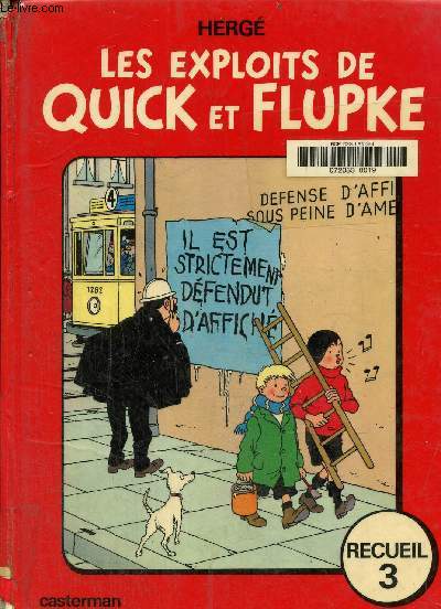 Les exploits de Quick et Flupke, recueil 3