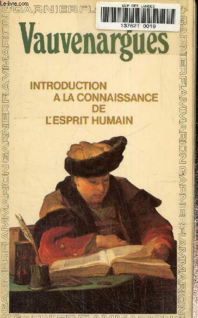 Introduction a la connaissance de l'esprit humain et autres