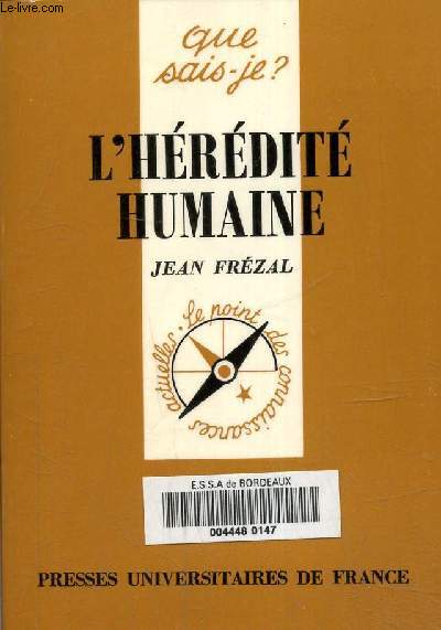 Que sais-je ? L'hrdit humaine