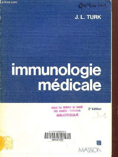 Immunologie mdicale, 2me dition