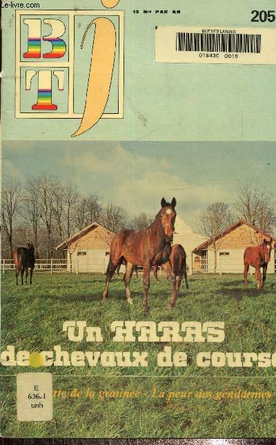 BTJ N 205: Un harras de chevaux de course