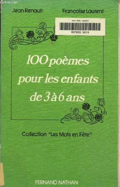 100 poemes pour les enfants de 3 a 6 ans