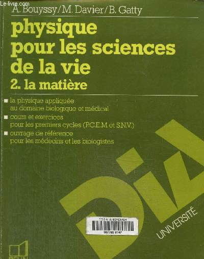 Cours de physique, tome 2 : la matire