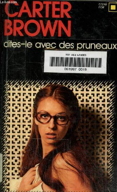 Dites-le avec des pruneaux. Collection carr noir n65