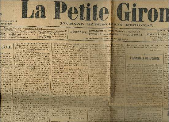 La petite Gironde journal rpublicain rgional Vendredi 7 septembre 1906
