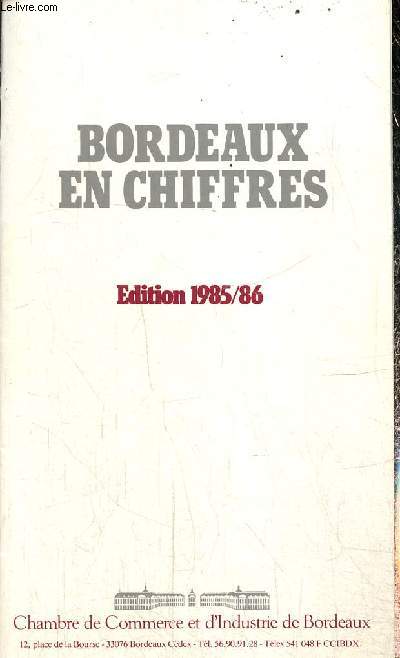 Bordeaux en chiffres editions 1985-1986