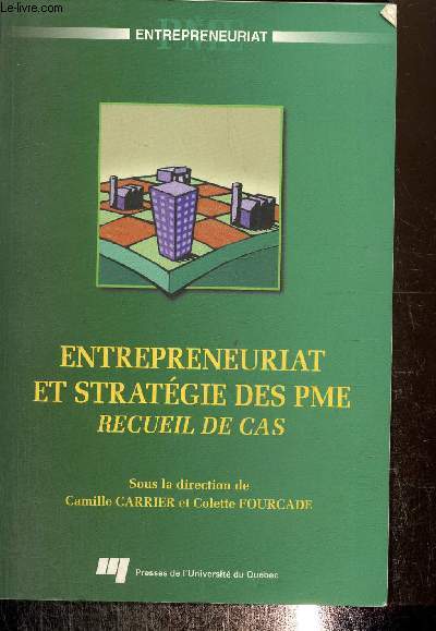 Entrepreneuriat et stratgie des PME