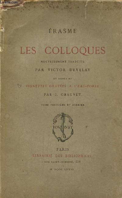 Les colloques, tome III