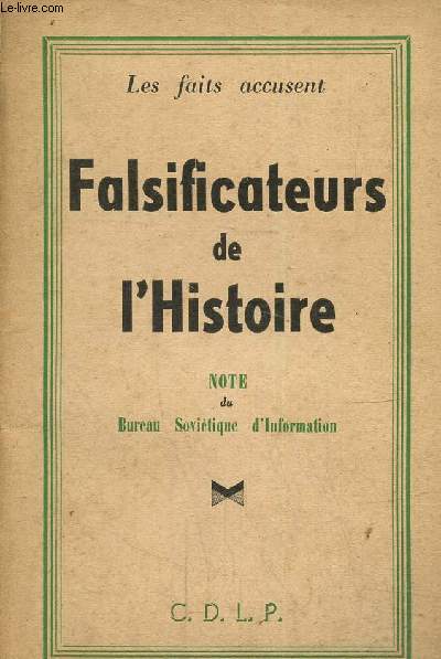 Falsificateurs de l'histoire