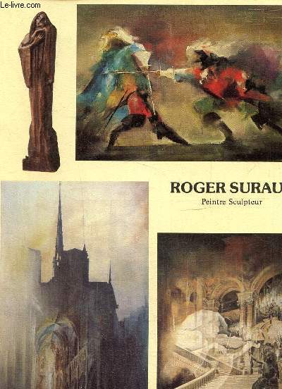 Plaquette dpliante Roger Suraud Peintre sculpteur, vernissage du 1er aout 1981