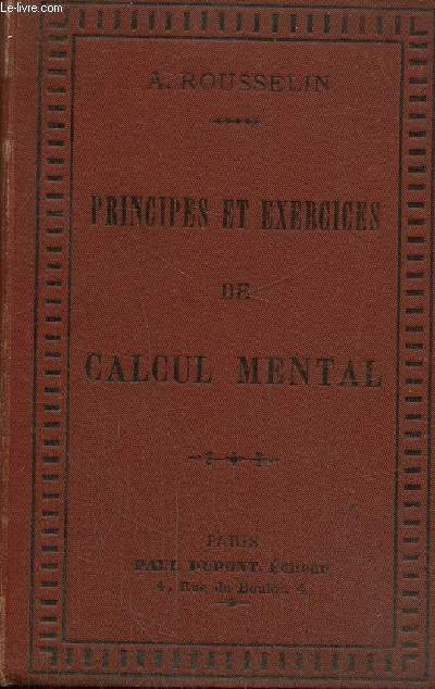 Principes et exercices de calcul mental