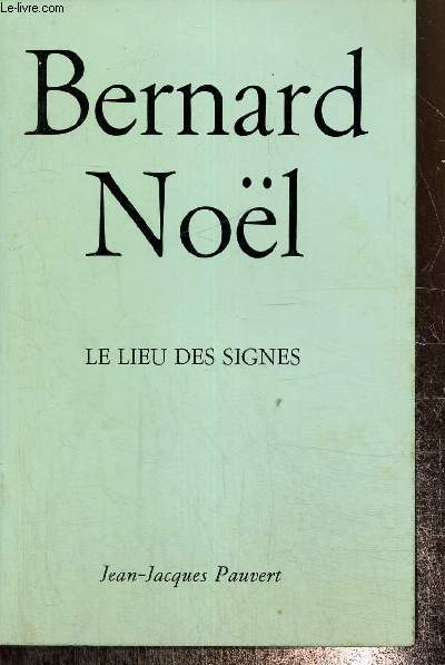 Le lieu des signes