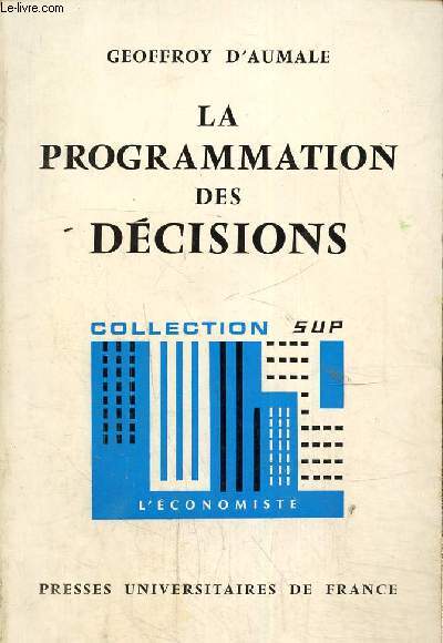 La programmation des dcisions, collection sup