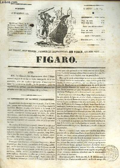 Figaro Ve anne, n339, mercredi 8 dcembre 1830-