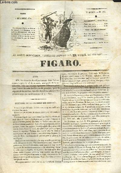 Figaro Ve anne, n338, mardi 7 dcembre 1830.