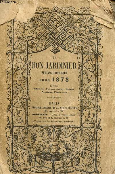 Le bon jardinier almanach horticole pour 1873