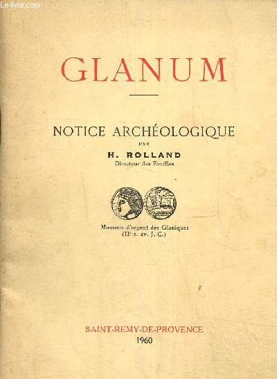 Glanum Notice archologique