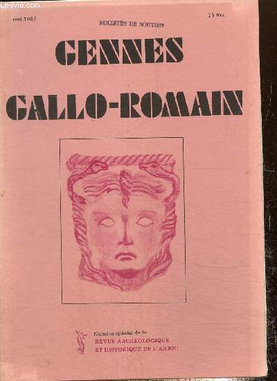 Gennes Gallo romain N spcial de la revue archologique et historique de l'Anjou. Mai 1987