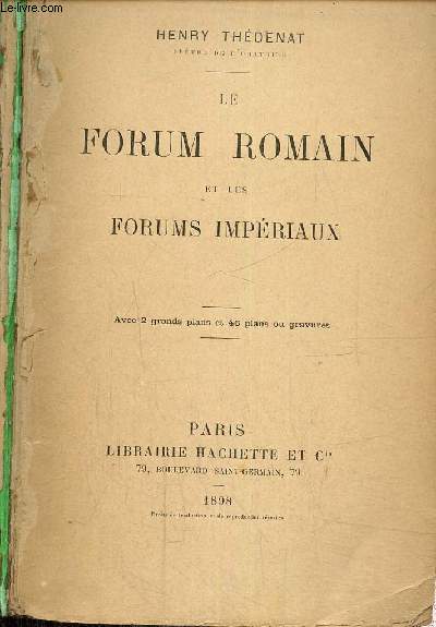 Le forum romain et les forums impriaux