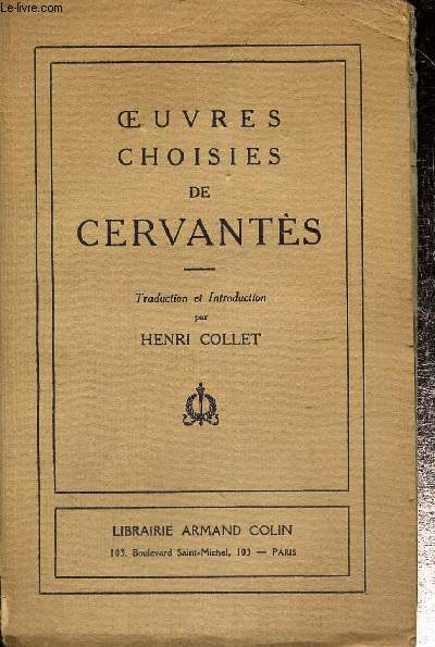 Oeuvres choisies de Cervants