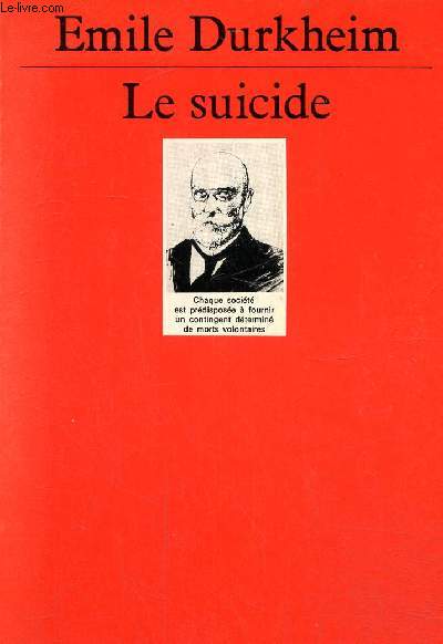 Le Suicide Etude sociologie