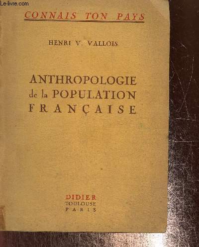 Anthropologie de la population franaise