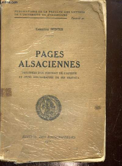 Pages anciennes prcdes d'un portrait de l'auteur et d'une bibliographie de ses travaux, fascicule 40.