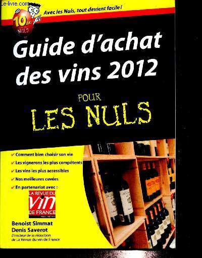 Le Guide d'achat des vins 2012 (Collection 