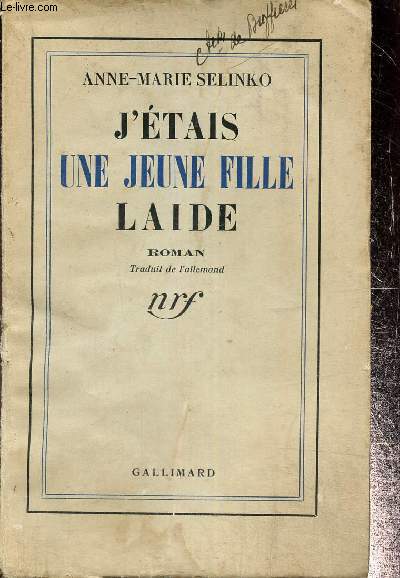 J'tais une jeune fille laide (Ich war ein Hssliches Mdchen)