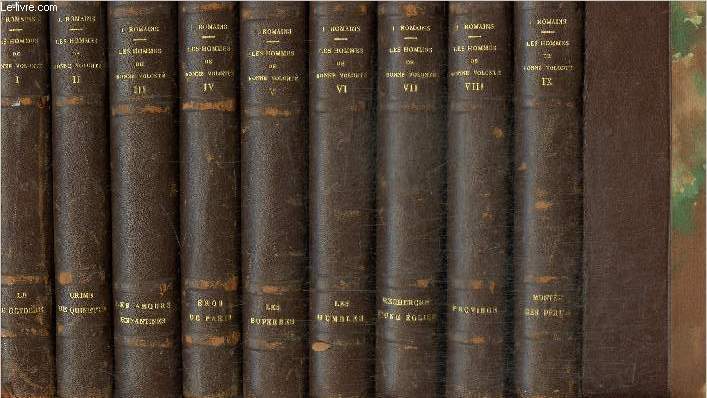 Les hommes de bonne volont (en 27 volumes), tomes I  XXVII