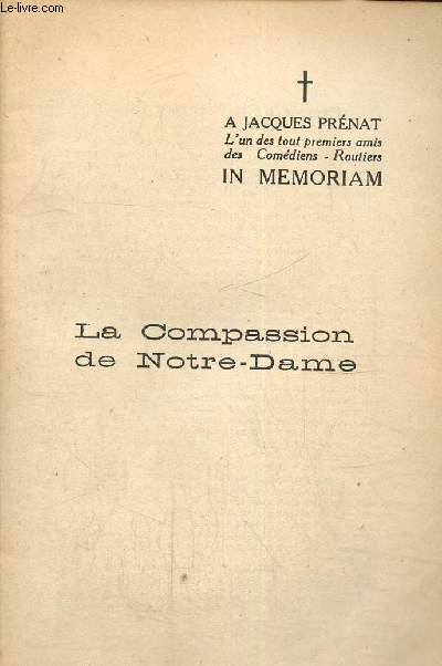 La Compassion de Notre-Dame
