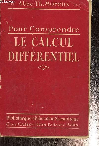 Le calcul diffrentiel (Collection 