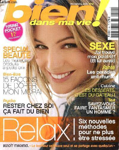 Bien dans ma vie ! n42 (novembre 2005) : Je m'vade en Amrique / Je suis belle pour pas cher / Je m'habille  l'anglaise / Je trouve mon point G / Je mouche mon rhume /...