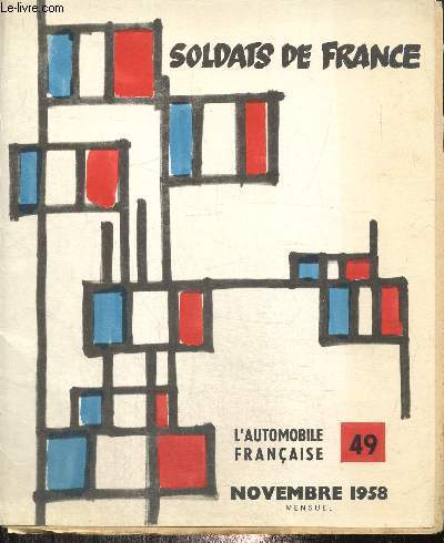 Soldats de France, n49 (septembre 1958) : L'automobile franaise