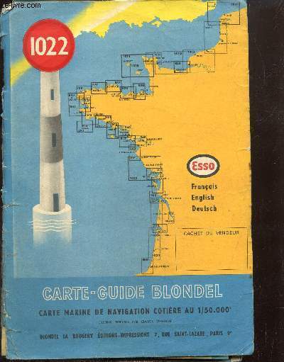 Carte-Guide Blondel, n1022 : Ile d'Yeu, La Rochelle, Les Sables d'Olonnes