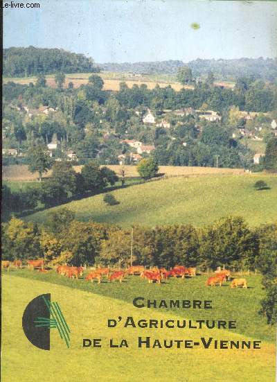 Lot de brochures et feuilles publicitaires de la Chambre d'Agriculture de la Haute-Vienne