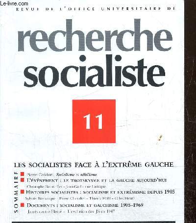 Revue de l'office universitaire de Recherche Socialiste, n11 (juin 2000), supplment  