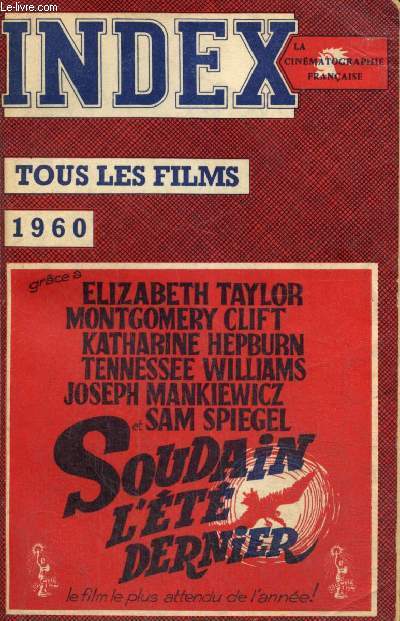 Index de la cinmatographie franaise 1960 : Tous les films
