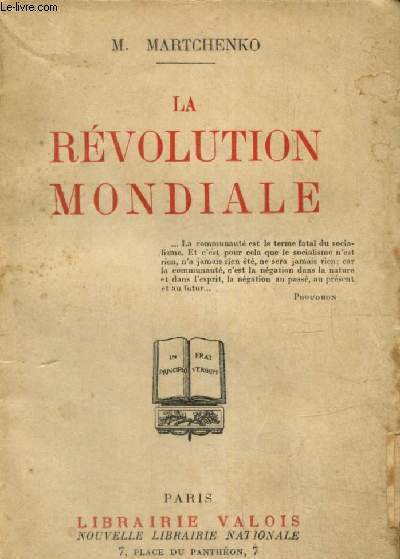 La Rvolution Mondiale