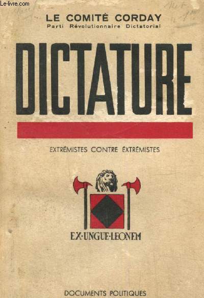 Dictature - Extrmistes contre extrmistes
