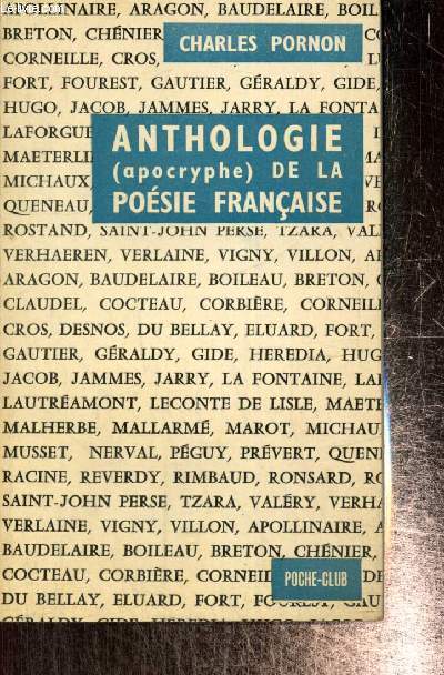 Anthologie (apocryphe) de la poésie française (Collection 