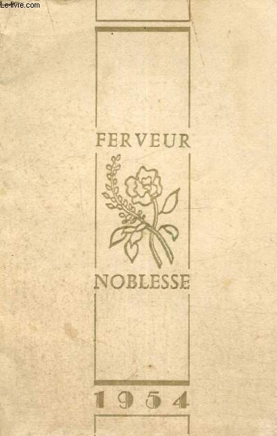 Ferveur Noblesse 1954