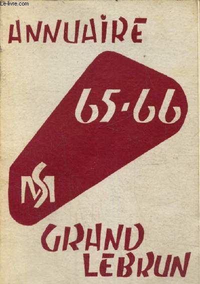 Annuaire 1965-1966