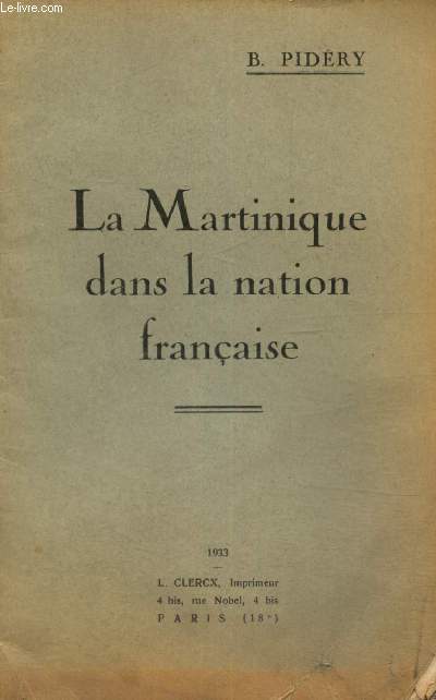 La Martinique dans la nation franaise