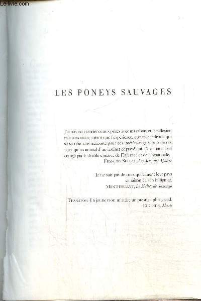 Les Poneys sauvages
